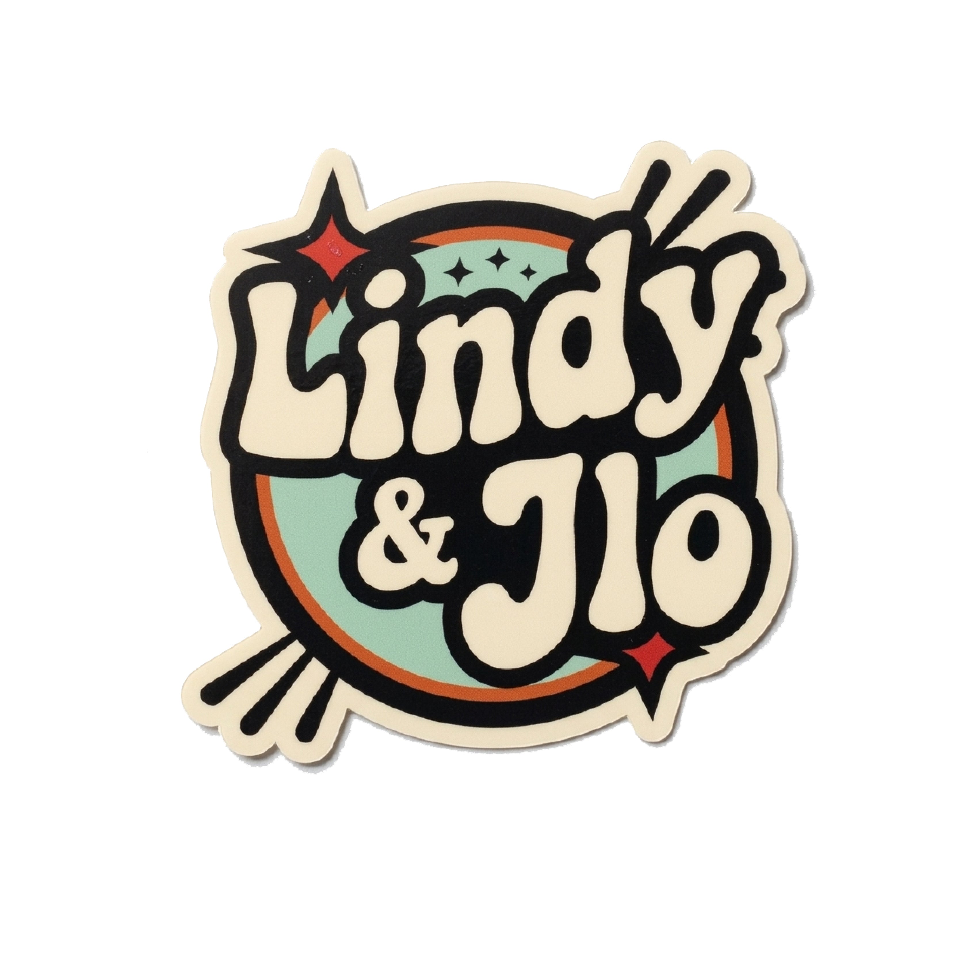 Lindy & JLo Logo Sticker