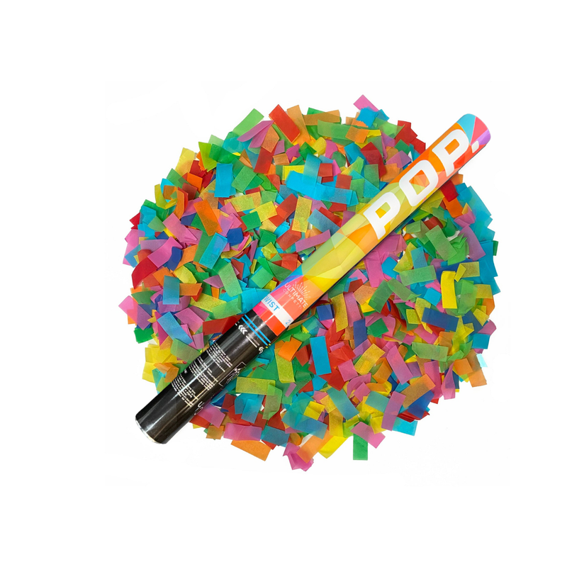 Multicolor Tissue - Handheld Confetti POP Cannon (24")
