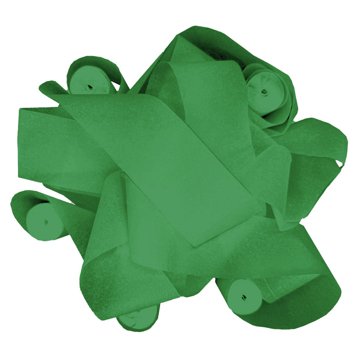 Dark Green Tissue Stadium Streamers - 10 Rolls (2" x 30')