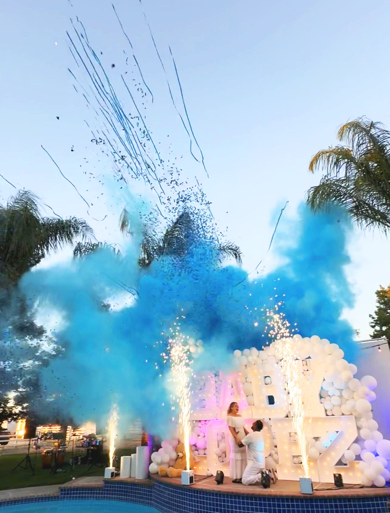 Electric Powder + Confetti Popper Cannon