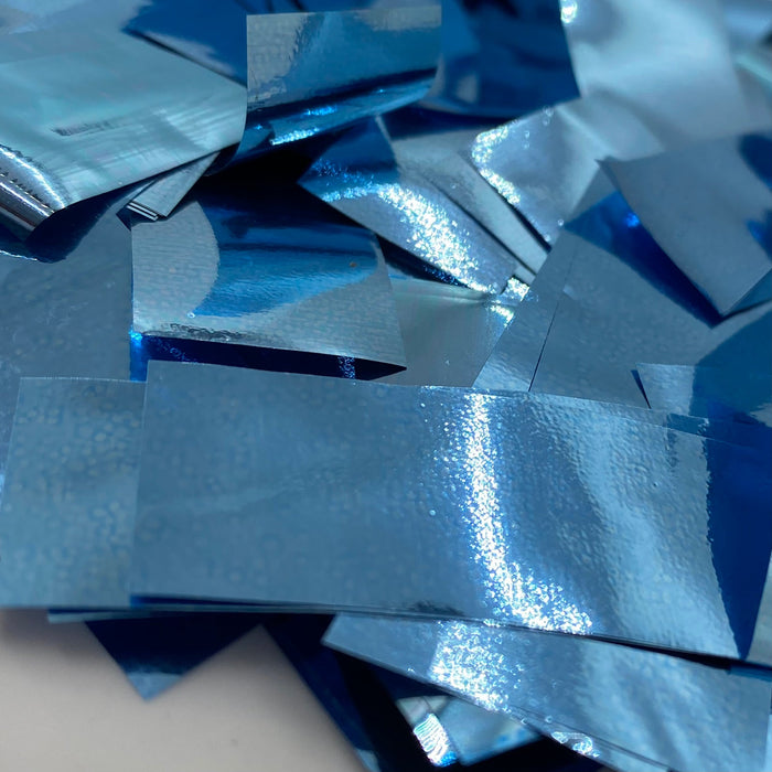 Baby Blue Metallic Foil Confetti (1lb) - Ultimate Confetti