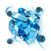 Baby Blue Metallic Foil Streamers - 20 Rolls (1" x 30') - Ultimate Confetti