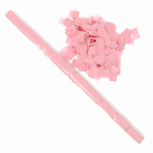 Baby Pink Tissue Confetti - Speed Load Cannon Sleeve (1/4lb) - Ultimate Confetti