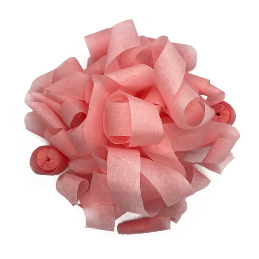 Baby Pink Tissue Paper Streamers - 20 Rolls (1" x 30') - Ultimate Confetti