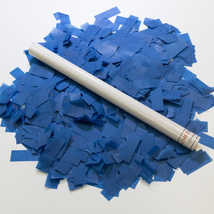 Dark Blue Tissue Paper Confetti Flick Stick - 14" (Pack of 8) - Ultimate Confetti