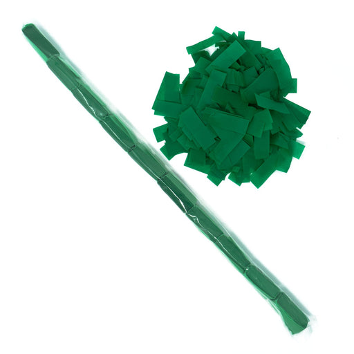 Dark Green Tissue Confetti - Speed Load Cannon Sleeve (1/4lb) - Ultimate Confetti