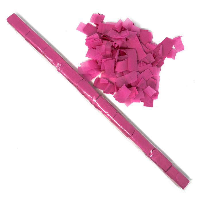 Fuchsia Tissue Confetti - Speed Load Cannon Sleeve (1/4lb)