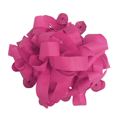 Fuchsia Tissue Paper Streamers - 20 Rolls (1" x 30') - Ultimate Confetti