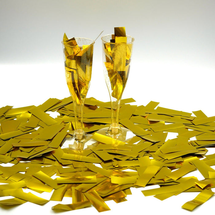 Gold Metallic Foil Confetti (1lb) - Ultimate Confetti