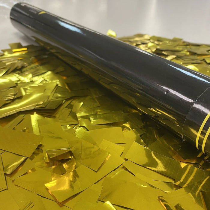 Gold Metallic Foil Confetti Handheld Cannon (22") - Ultimate Confetti