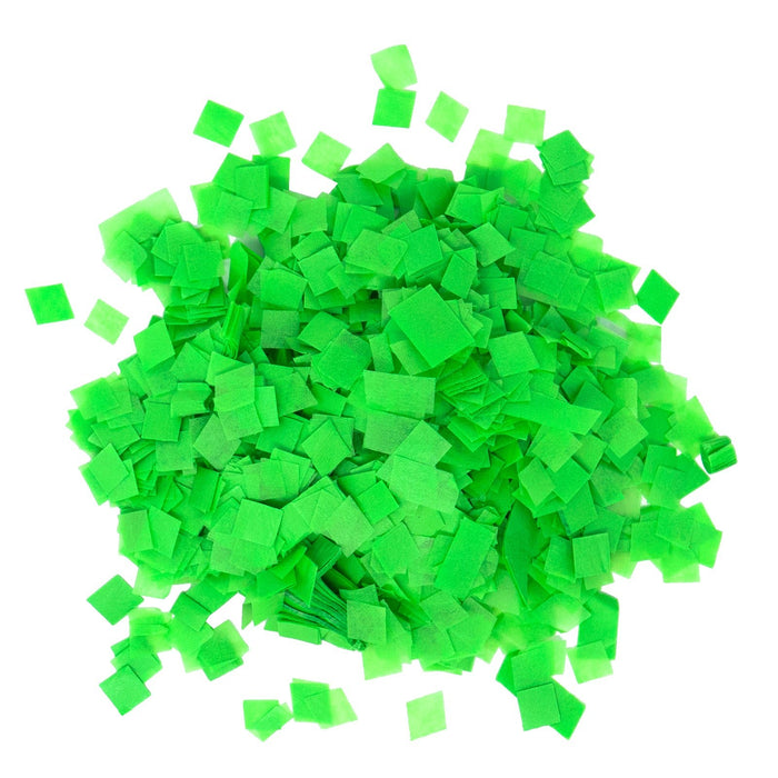 Light Green Tissue Paper Miniature Confetti - Squares (1lb) - Ultimate Confetti