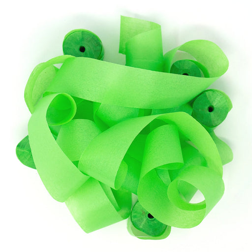 Light Green Tissue Paper Streamers - 20 Rolls (1" x 30') - Ultimate Confetti