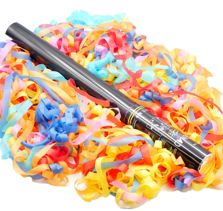 Multicolor Handheld Streamer Popper Cannon (22") - Ultimate Confetti