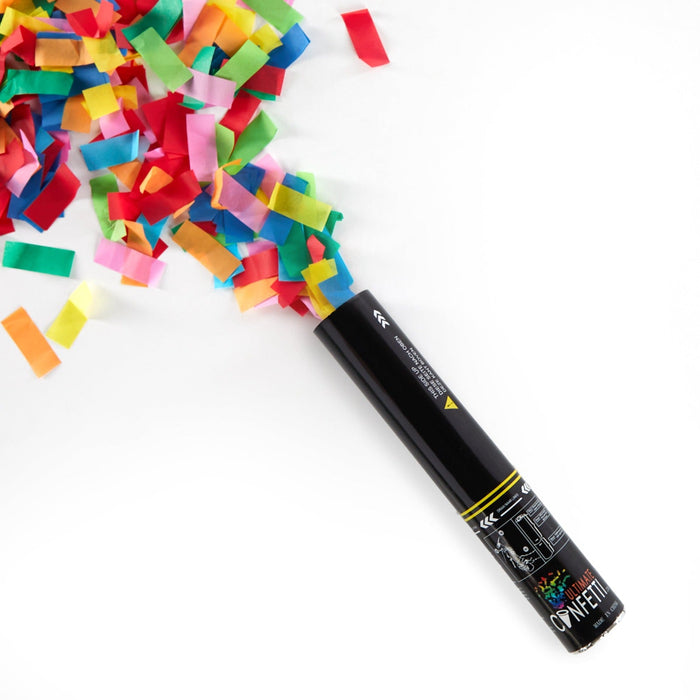 Multicolor Tissue Paper - Handheld Confetti Popper Cannon (11") - Ultimate Confetti