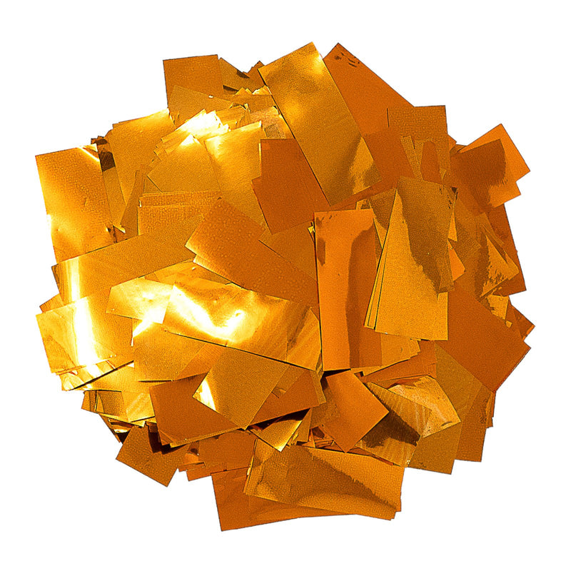 Orange Metallic Foil Confetti (1lb) - Ultimate Confetti