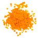 Orange Tissue Paper Miniature Confetti - Squares (1lb) - Ultimate Confetti