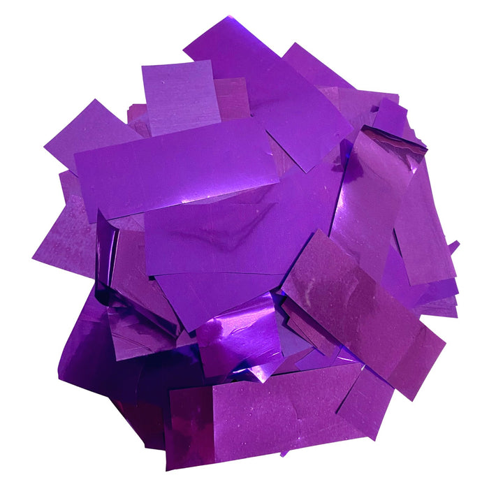 Purple Metallic Foil Confetti (1lb) - Ultimate Confetti