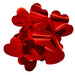 Red Metallic Foil Confetti - Hearts (1lb) - Ultimate Confetti