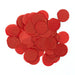 Red Tissue Paper Confetti Dots - 1" Circles (1lb) - Ultimate Confetti