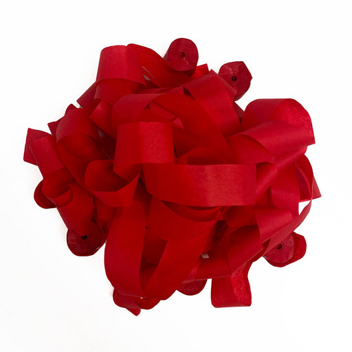 Red Tissue Paper Streamers - 20 Rolls (1" x 30') - Ultimate Confetti