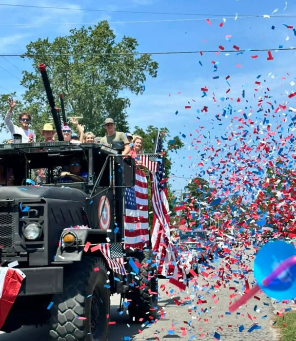 Red, White, Blue Tissue Paper Confetti - Ultimate Confetti