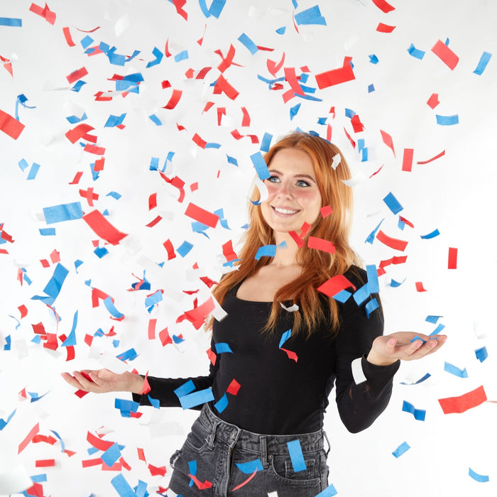 Red, White, Blue Tissue Paper Confetti - Ultimate Confetti