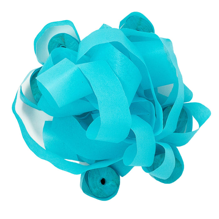 Turquoise Tissue Paper Streamers - 30 Rolls (1/2" x 18') - Ultimate Confetti