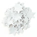 White Snowflakes Tissue Paper Confetti (1lb) - Ultimate Confetti