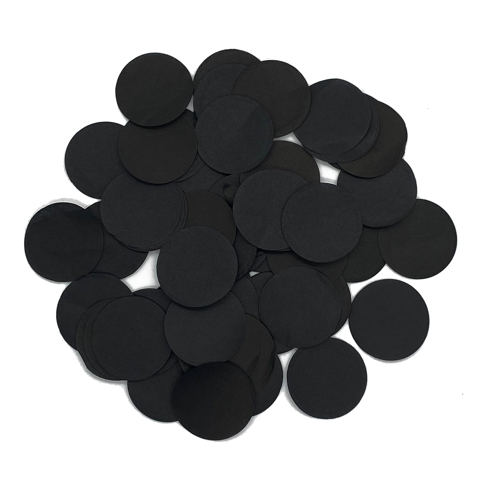 Black Tissue Paper Confetti Dots - 1