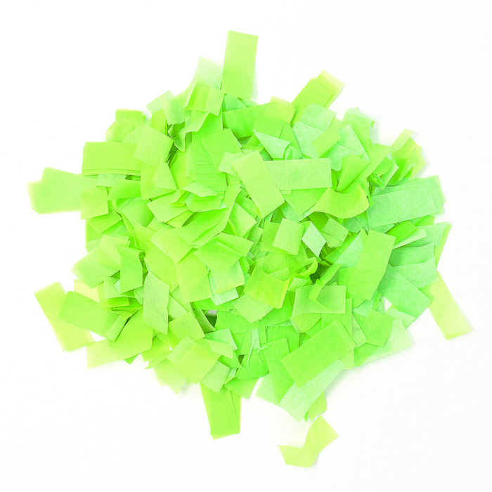 Lime Green Blacklight (Glow In The Dark) Tissue Paper Confetti