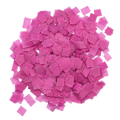 Pink Tissue Paper Confetti - Squares (1lb)
