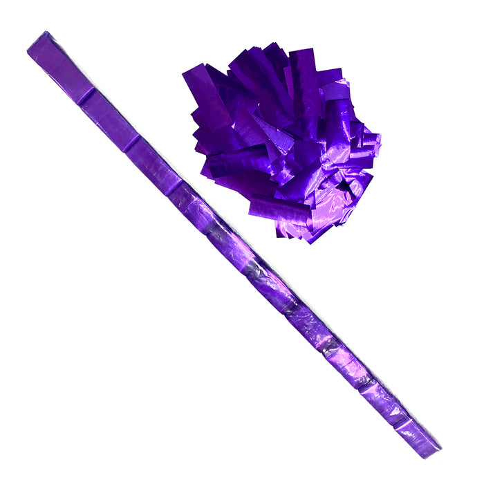 Purple Metallic Confetti - Speed Load Cannon Sleeve (1/4lb)