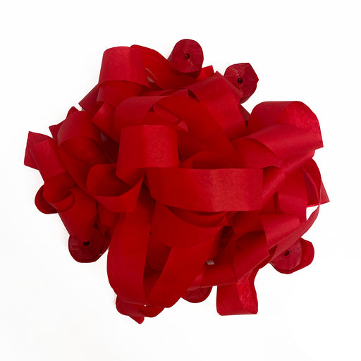 Red Tissue Paper Streamers - 20 Rolls | Ultimate Confetti